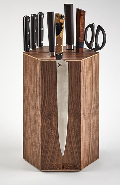 360 Knife Block MAX - Walnut
