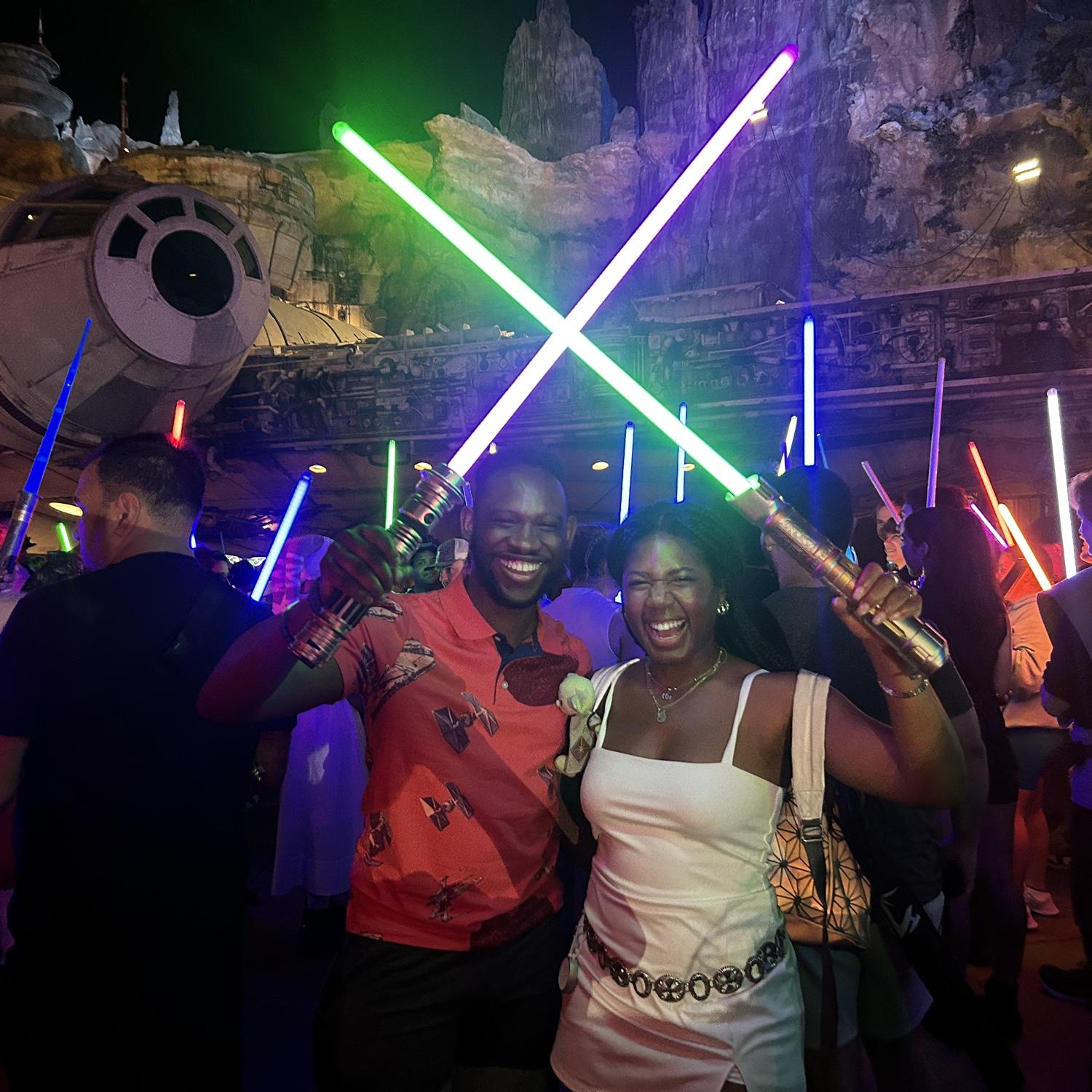 Star Wars day with our light saber