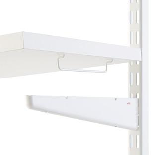White Solid Shelf Connectors