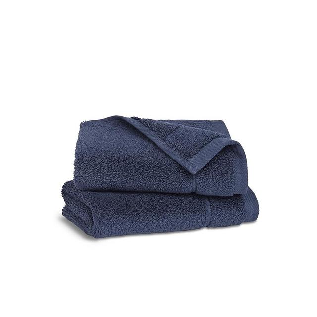 Brooklinen Super-Plush Turkish Cotton Washcloths - Set of 2, Midnight Navy, 100% Cotton | Best Luxury Spa Towels