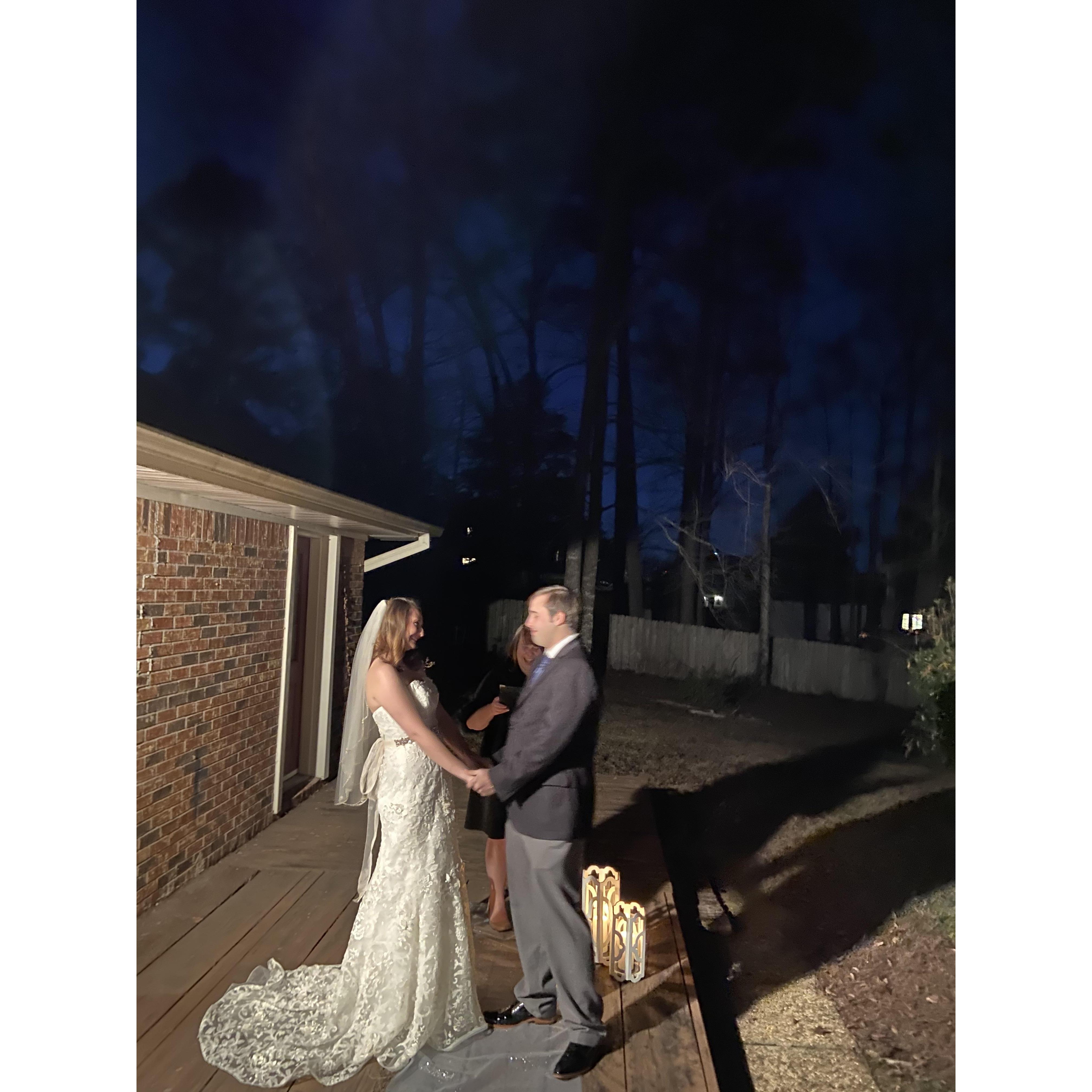 December 31, 2019
Brandon MS
Right before they said "I Do"