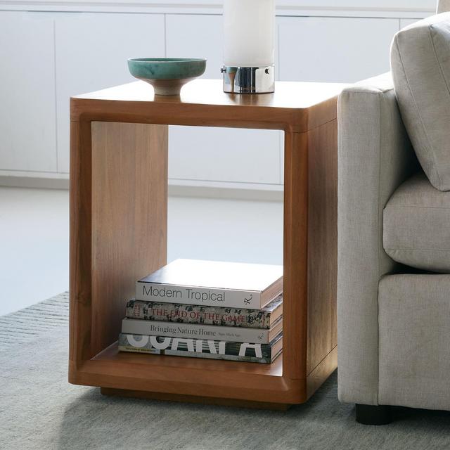 Calla Solid Wood Side Table 18"