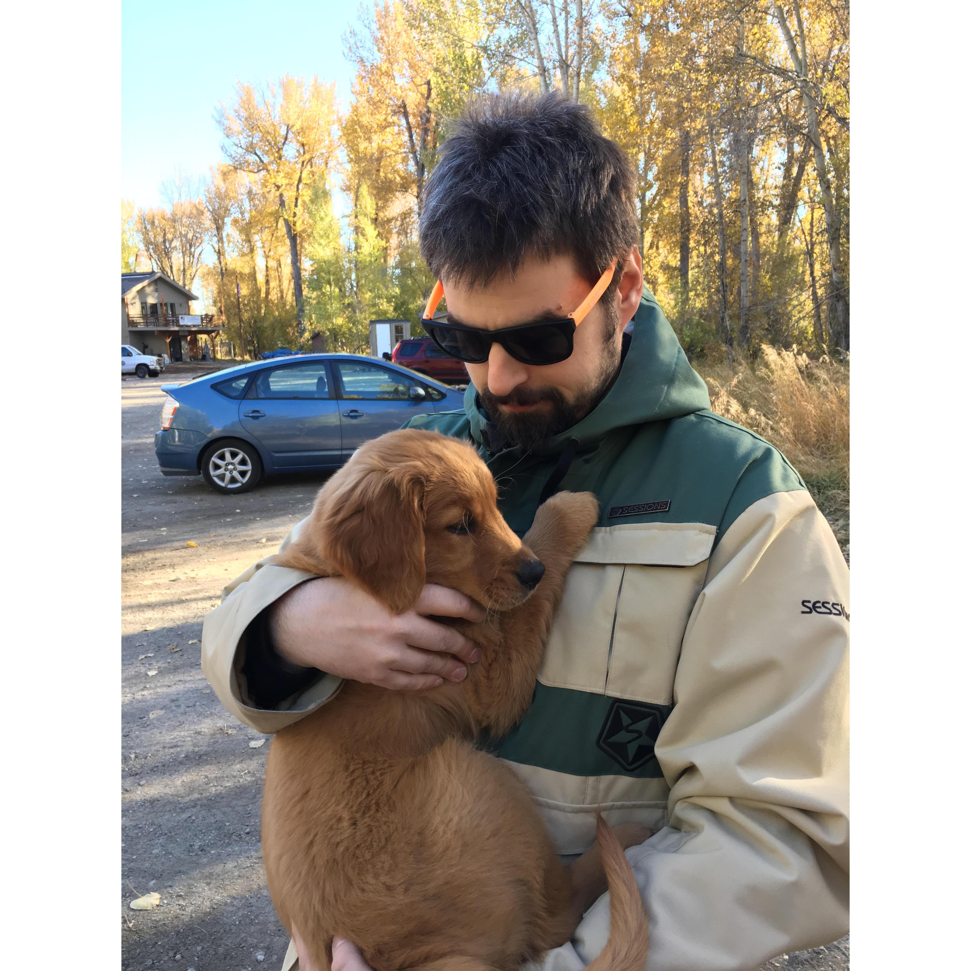 Little Brighton a few days after we picked her up