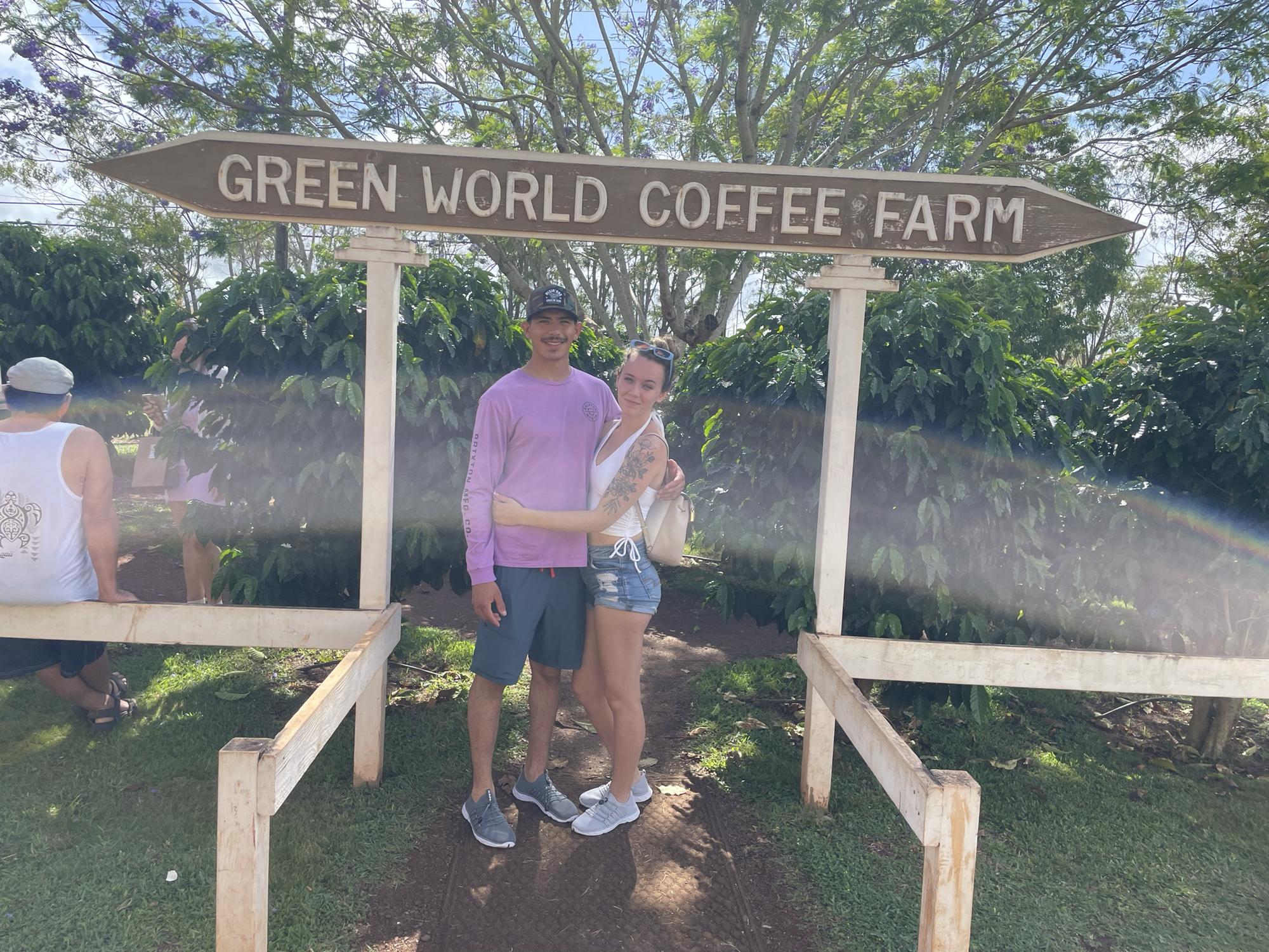 Nothing beats the smell of the Green World Coffee Farm in Honolulu! Thank you Tommy and Ana for showing us this awesome spot!