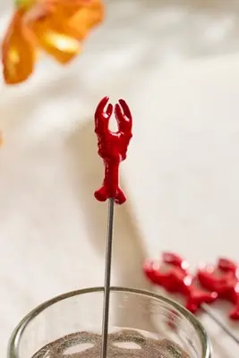 Lobster Drink Stirrers, Set of 4