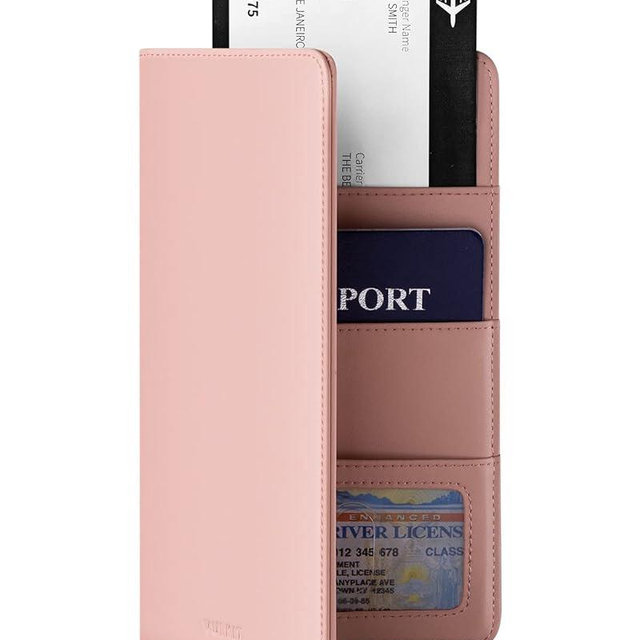 VULKIT Passport Holder Wallet RFID Blocking Travel Wallet for Men & Women