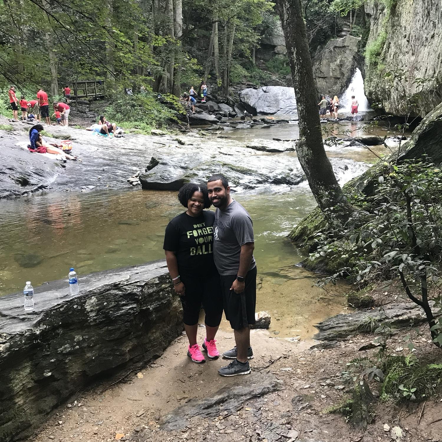 One of our many hiking dates
