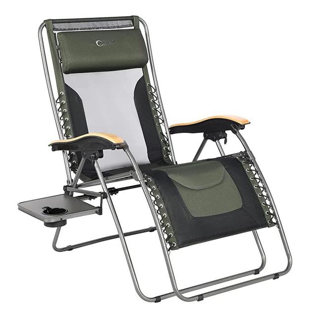 PORTAL Zero Gravity Chairs Reclining Chair, Heavy Duty Folding Lounge Chair, Oversized XL Capacity Support 350lbs, Anti Gravity Chair, Ideal for Outdoor Indoor Patio, Lawn, Porch, Camping