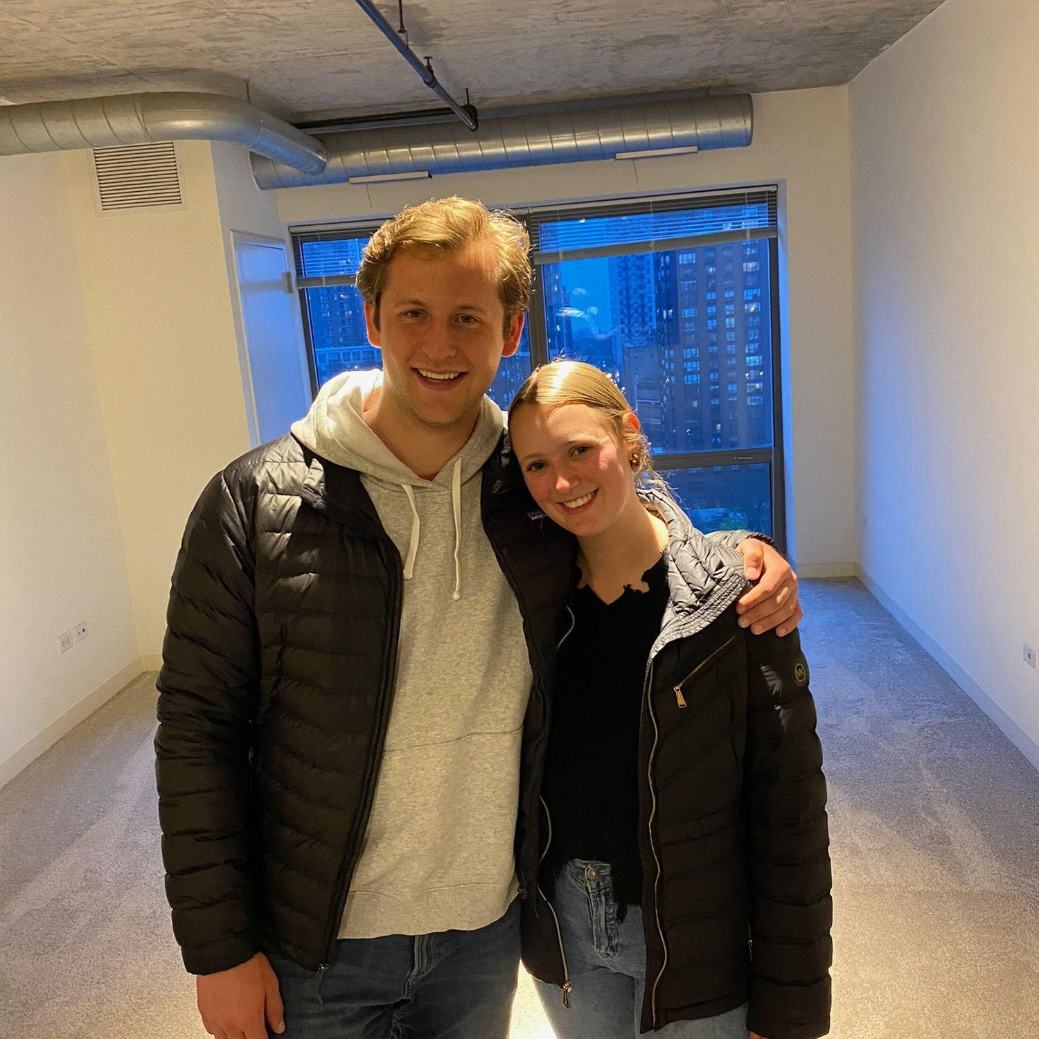 05/10/2022 - First time seeing our new apartment in the South Loop neighborhood of Chicago!