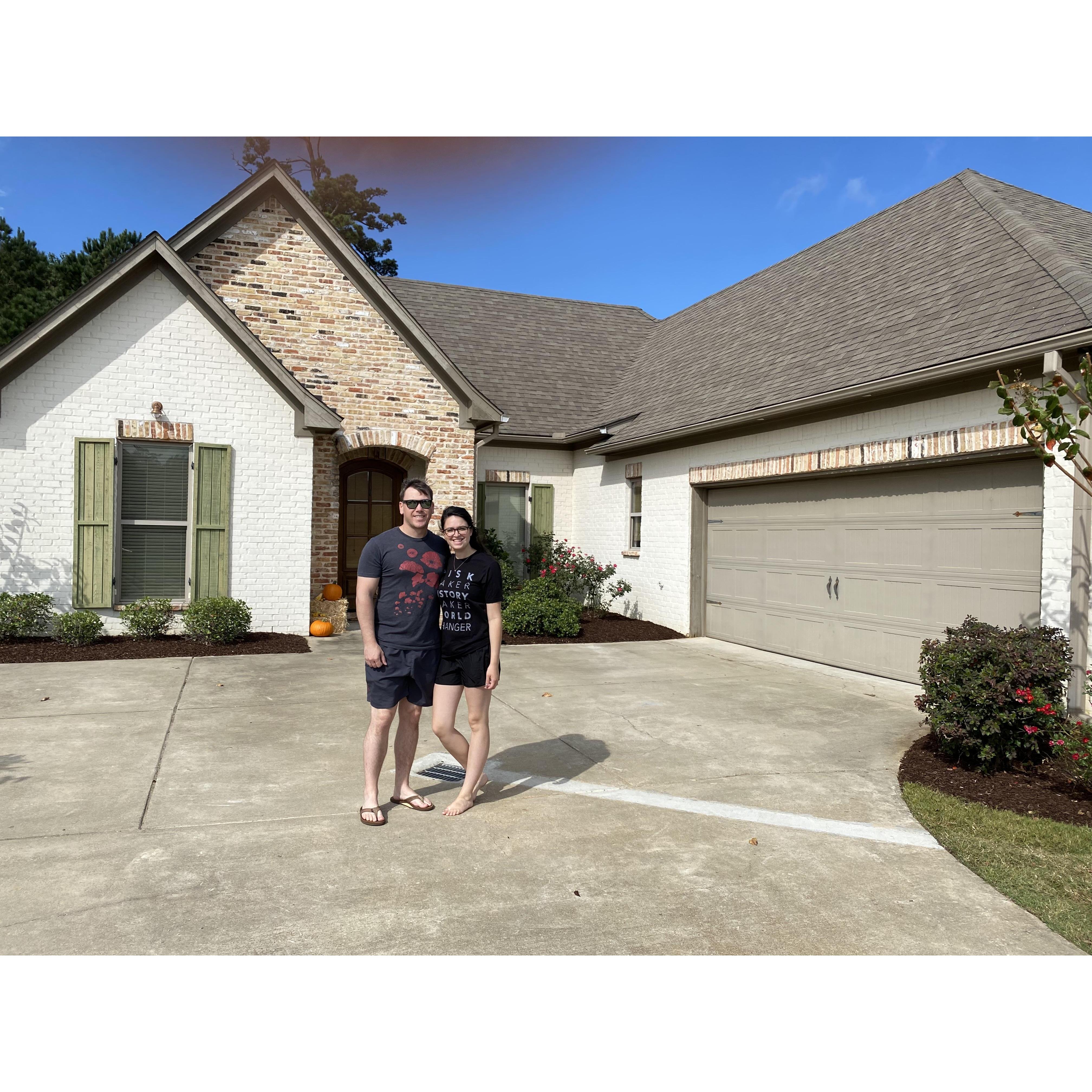 10/1/21 Bought our 1st house and moved to MS