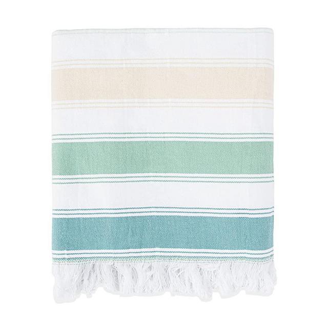 Arkwright Sandfree Turkish Beach Towel - 100% Cotton, Sand Resistant Oversized Pool Towel for Spa, Bath, Gym, and Travel, 35 x 75 in, Nature