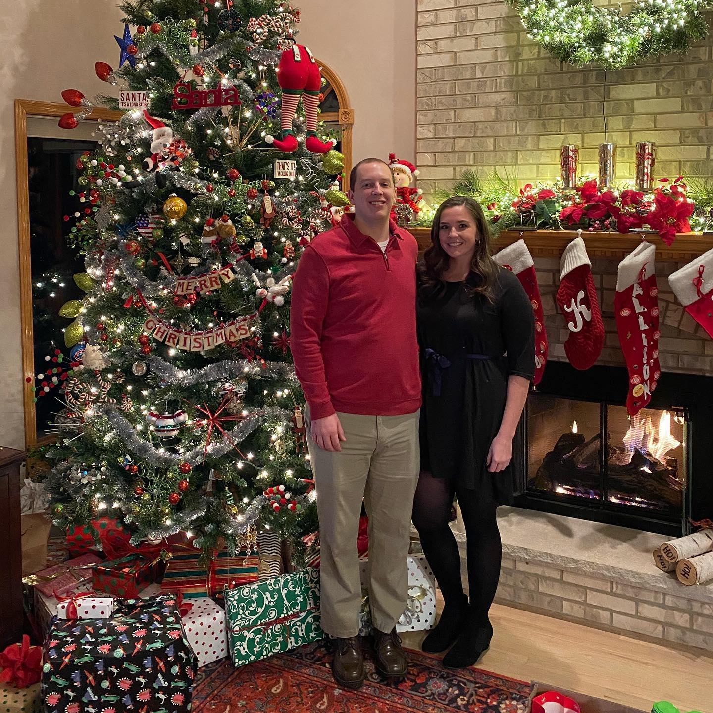 The first year we celebrated Christmas together!