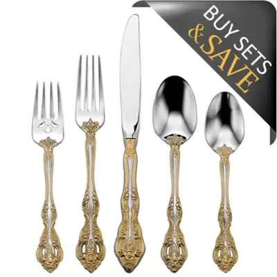 Oneida® Michelangelo Gold 20-Piece Flatware Set