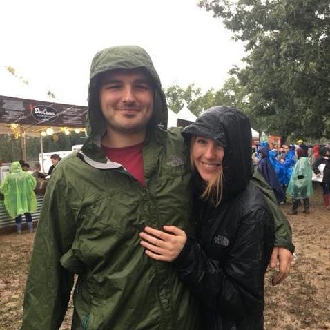I love going to concerts with you, even if its pouring rain :)