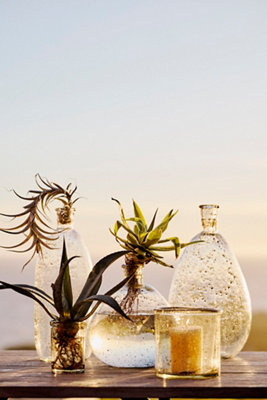 Rustic Bubble Glass Vase