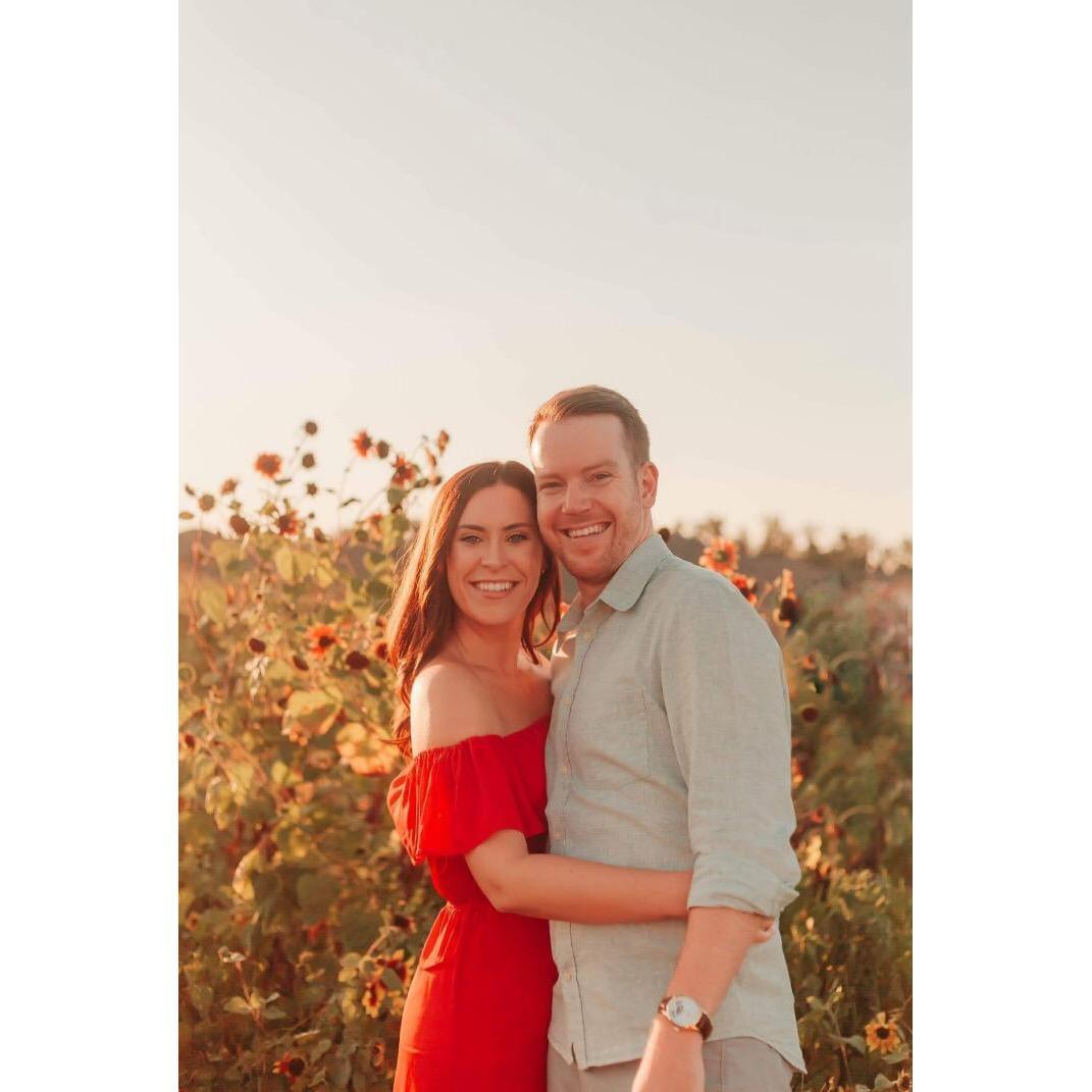Taken by Amanda's sister-in-law, Meagan, in a flower field in Alabama.