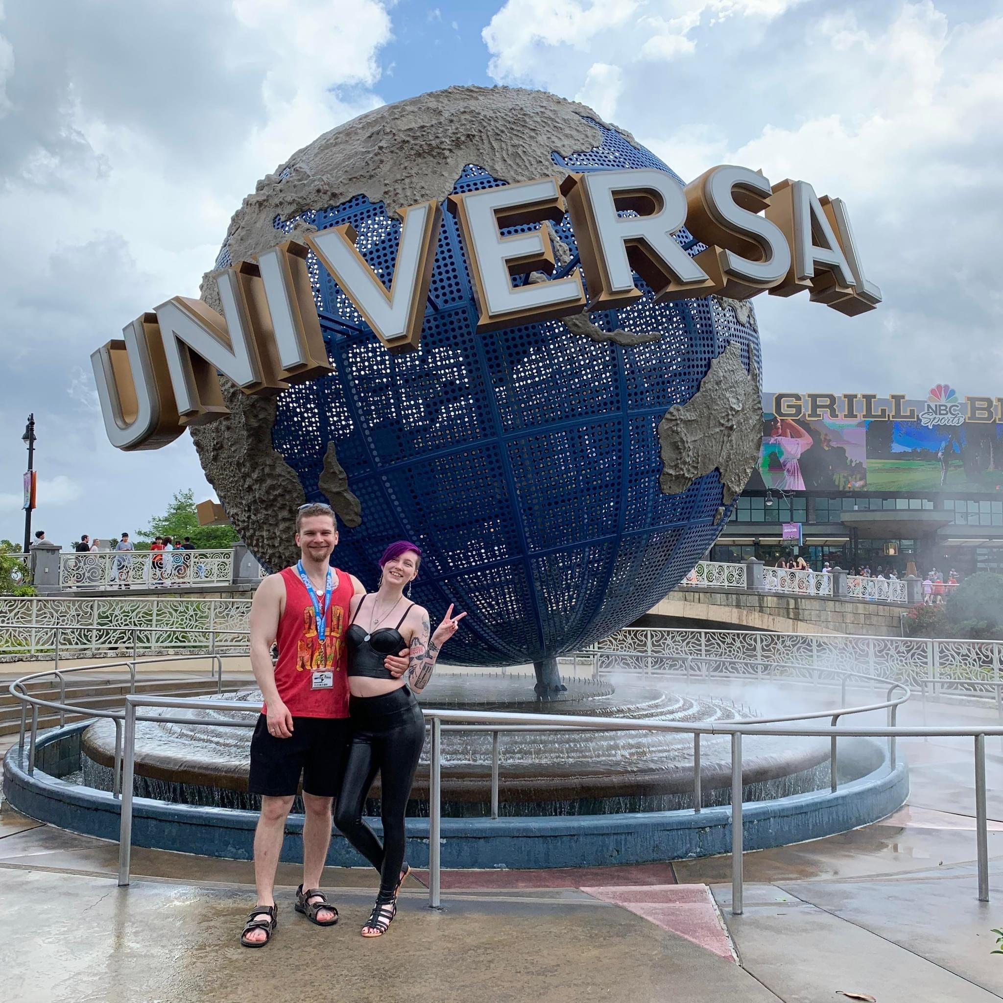 This photo was taken during our first vacation to Florida together where we stayed at Universal Studios. This was taken only a week or so before Danil proposed!