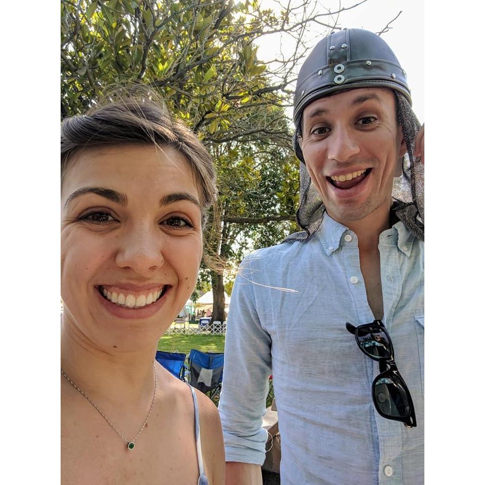 The "Game of Bones" dog show in LA! Supporting mama Flory judging her first competition - and of course, goofing off in the meantime..