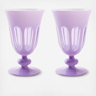 Rialto Milk Tulip Glass, Set of 2