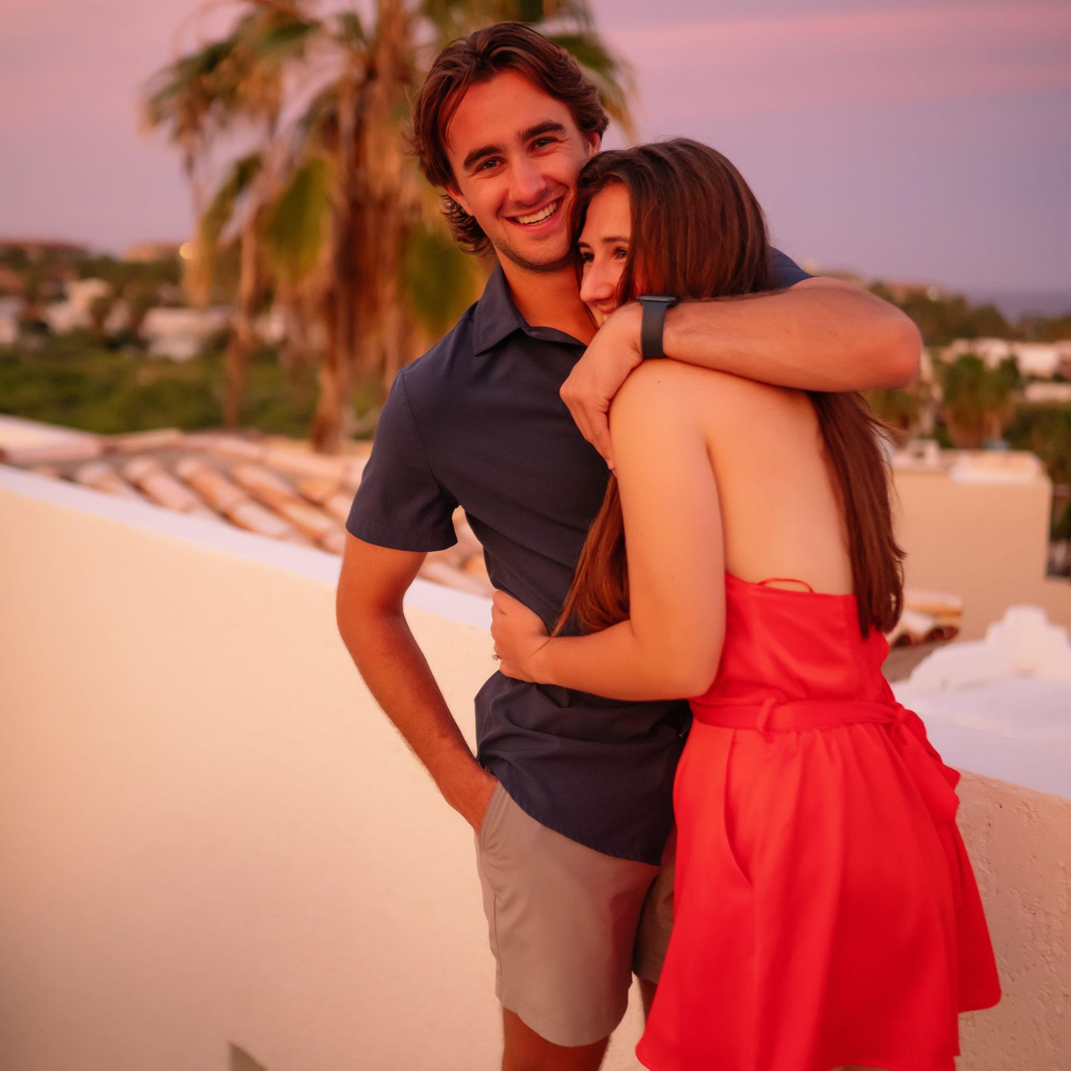 3 months into engagement! Cabo trip October 2025 with Sadie's Family.