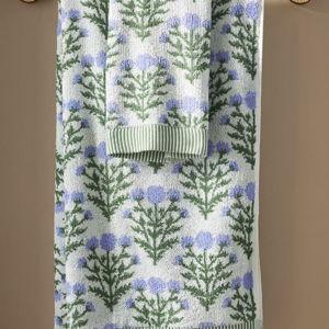 Eudora Cotton Towel Collection: Blue