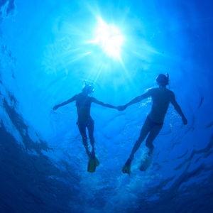 Glass Bottom Boat Tour & Snorkeling on our Honeymoon