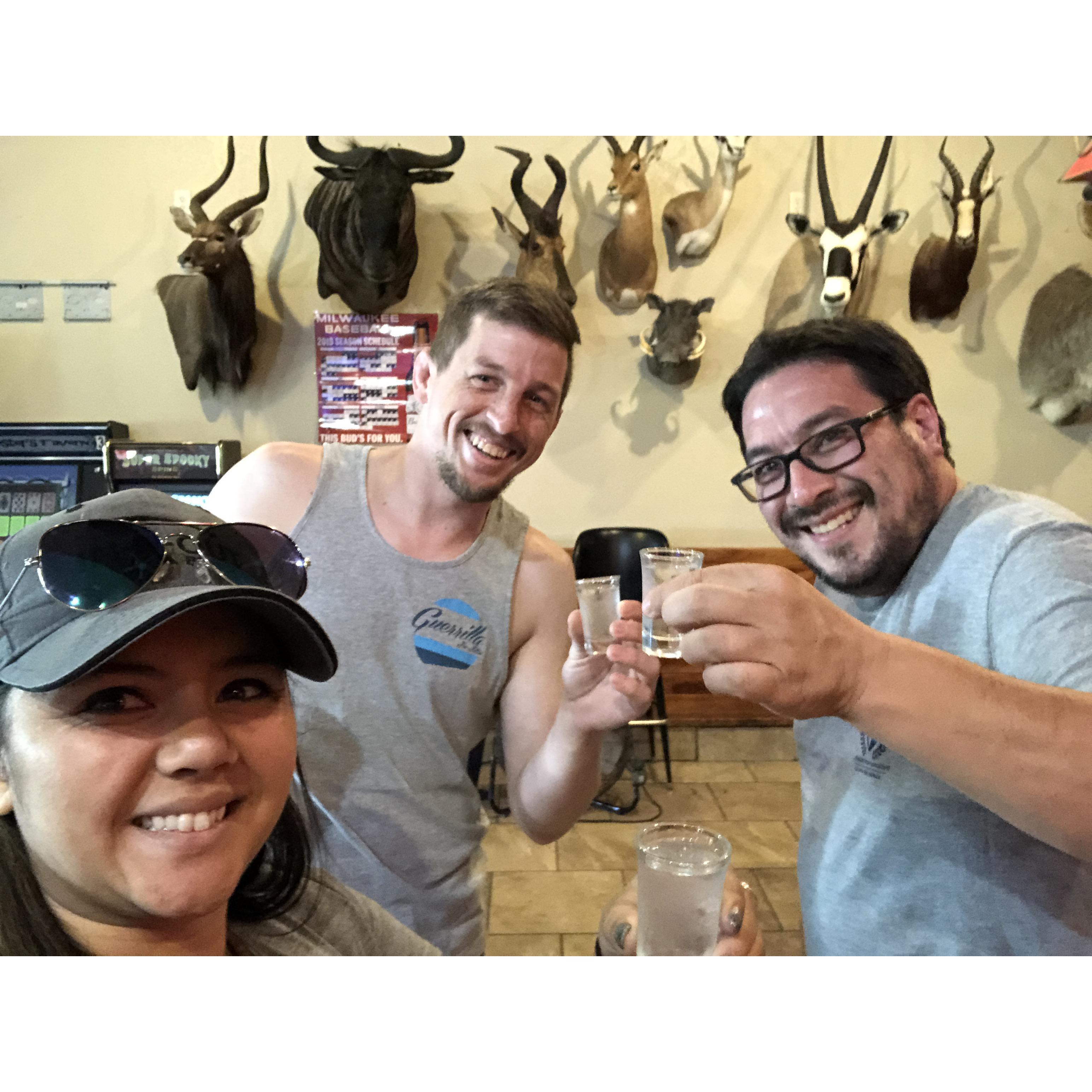 Her family reunion kept leading to the local bar for a drink with Buddy!