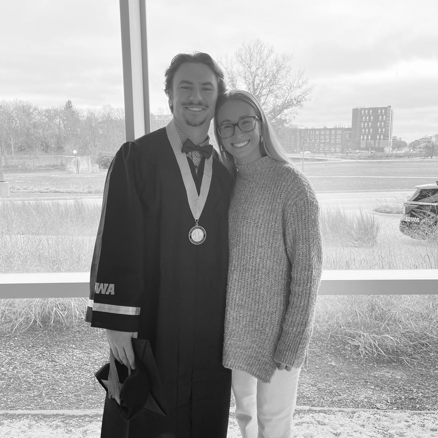 Christopher University of Iowa graduation - 2023