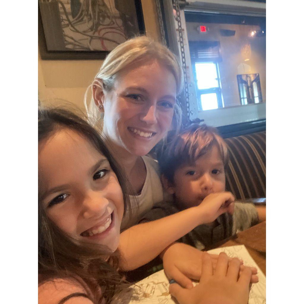 My first outing alone with the kiddos