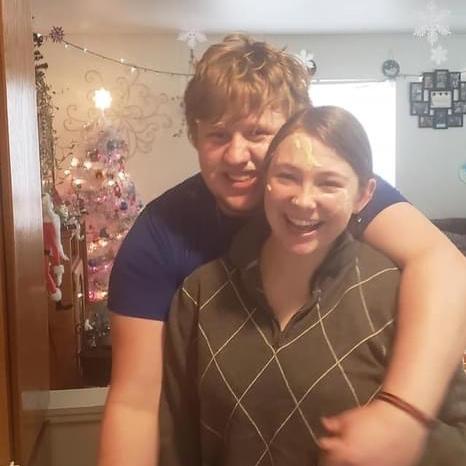 Caleb and Sabrina always have epic frosting battles while decorating Christmas cookies...she usually looses.