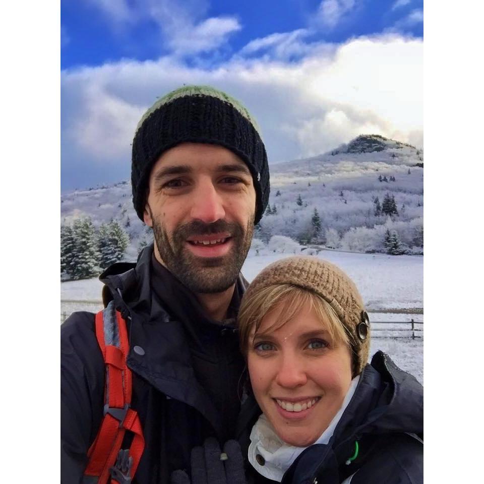Snow hiking, Mount Rogers, Virginia