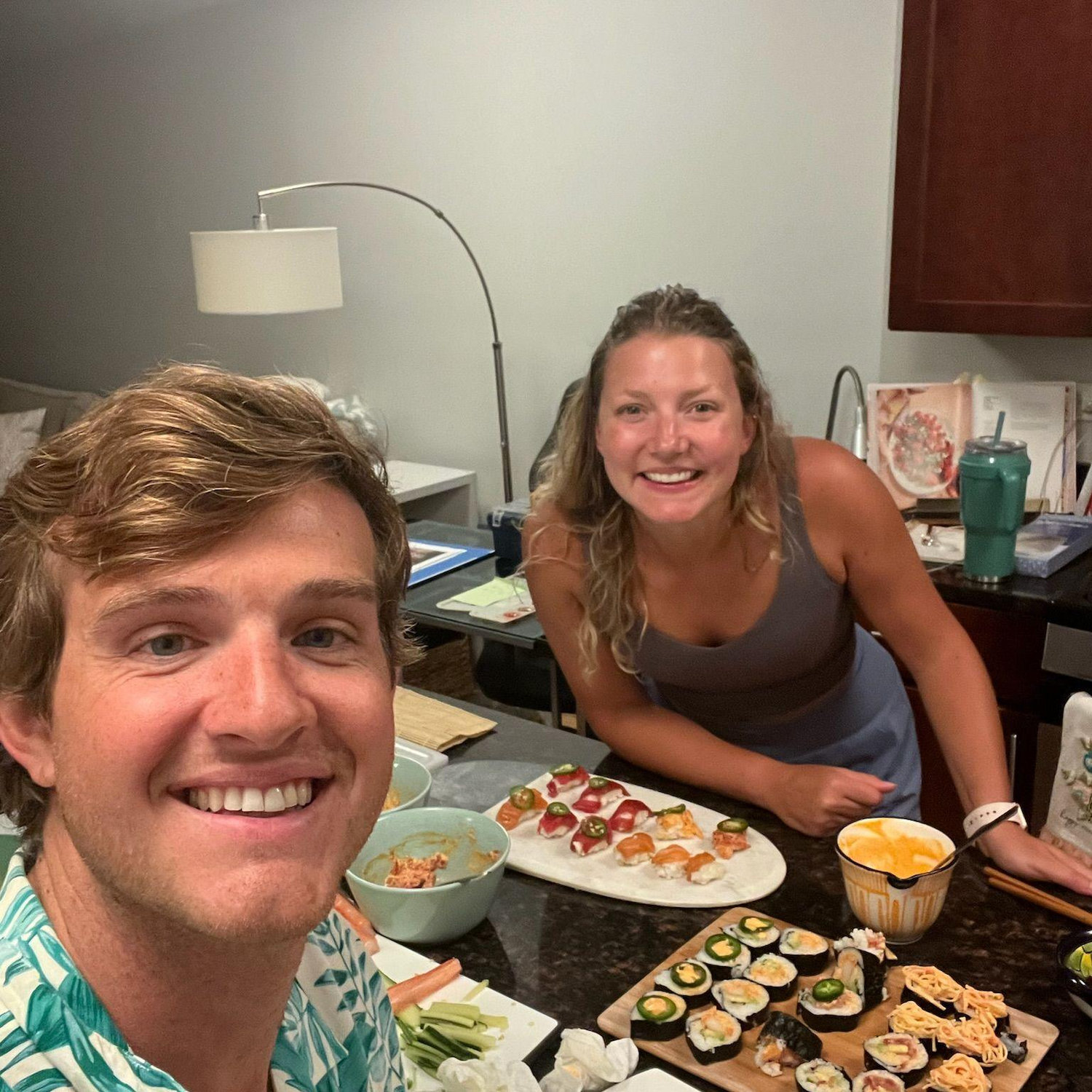 First of many homemade sushi nights in July 2023