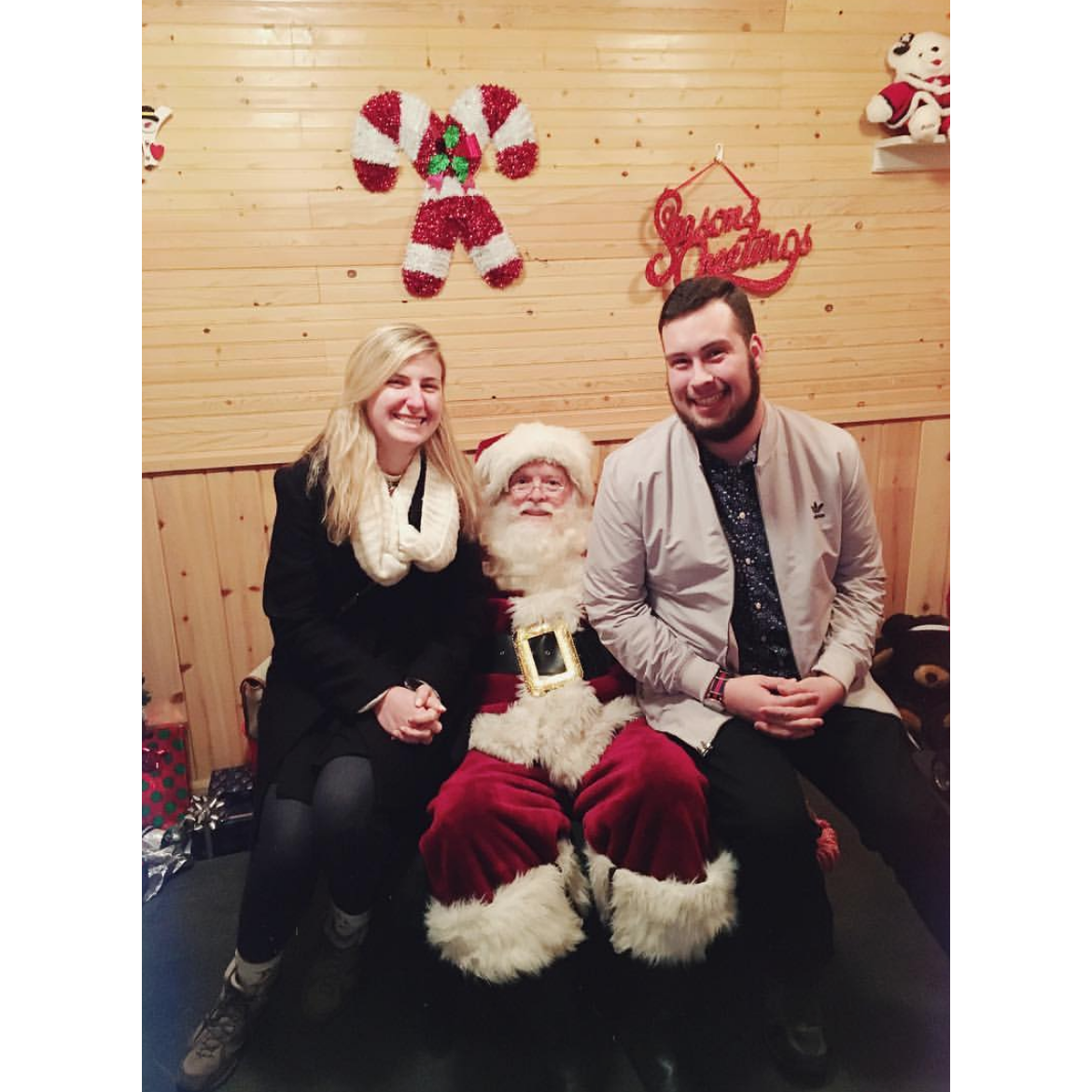First Christmas together. December 2016.