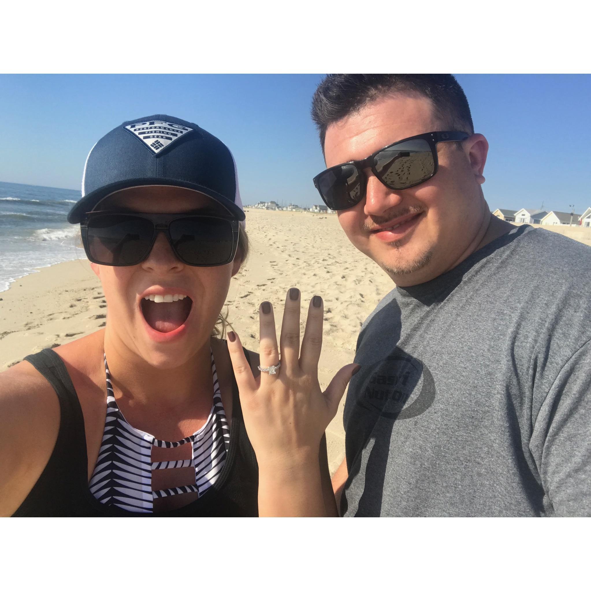 The day he proposed! Best day of our lives ❤️