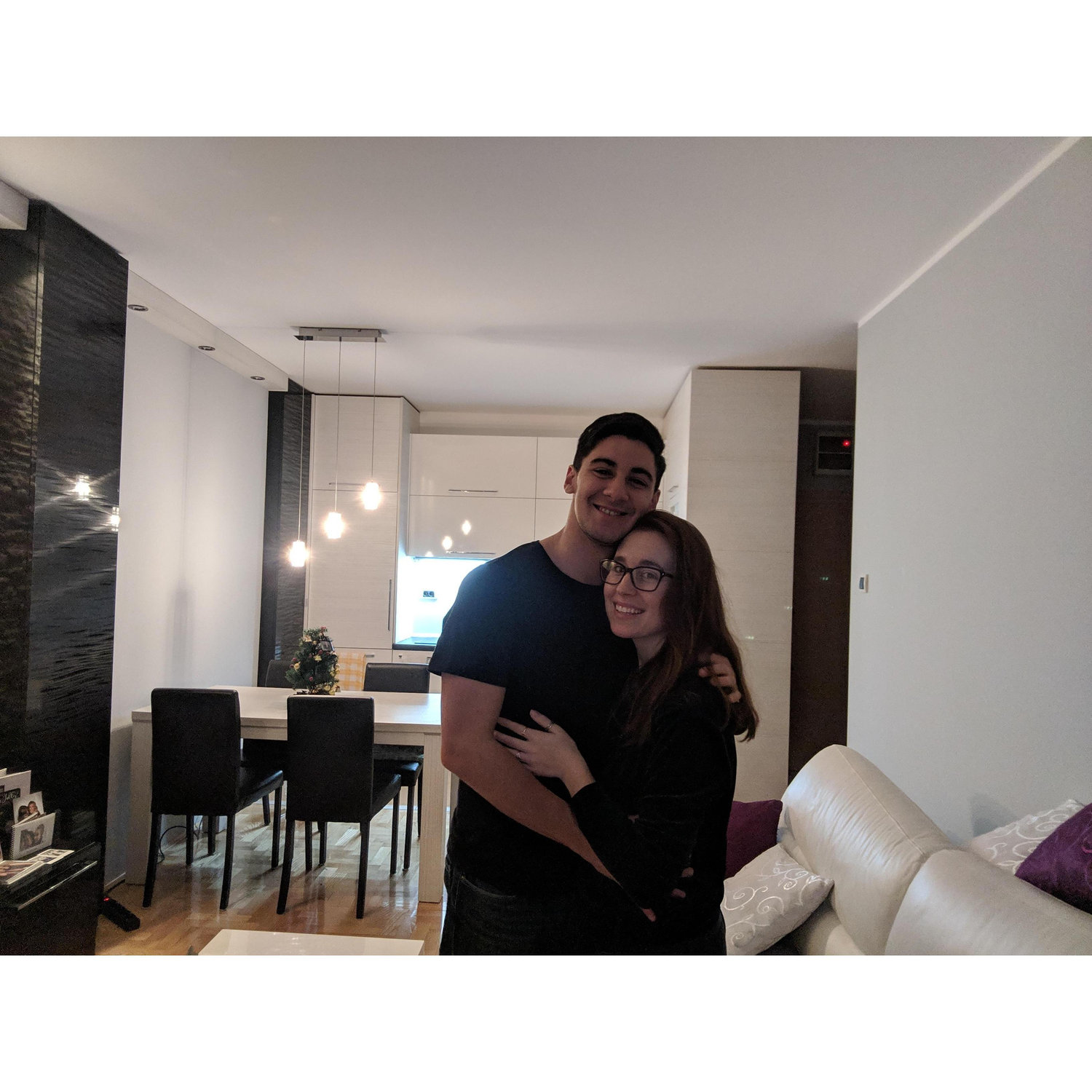 Our first apartment together in Serbia!