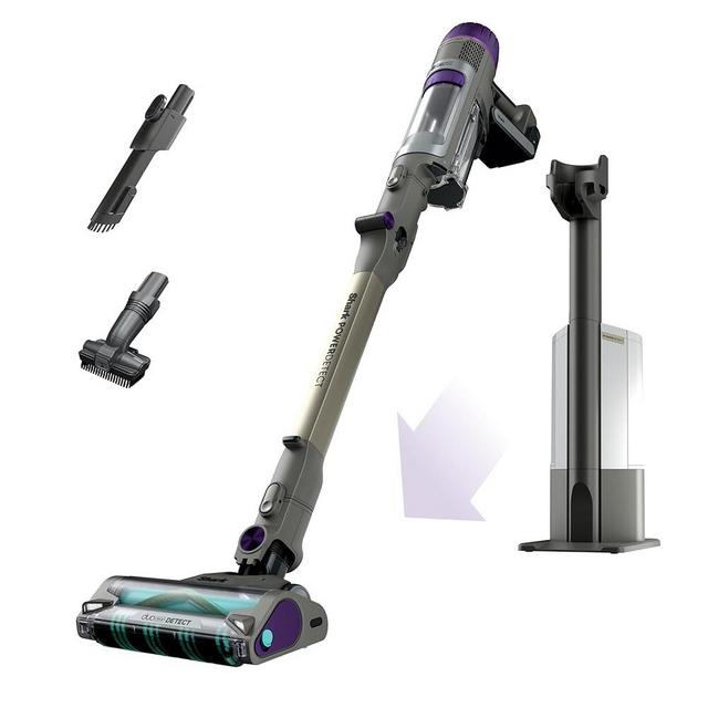 Shark PowerDetect Clean & Empty Cordless Stick Vacuum & Auto-Empty System, Powerful Suction, HEPA Filtration, Carpet & Hard Floor, Portable, Stick Vacuum for Pet Hair, Dark Gray, IP3251, Compact