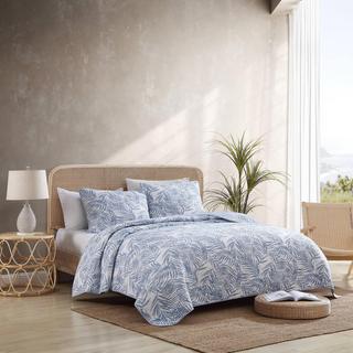 Palmday 3-Piece Reversible Quilt Set