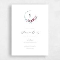 White Wedding Wedding Shower Invitation - Arlington