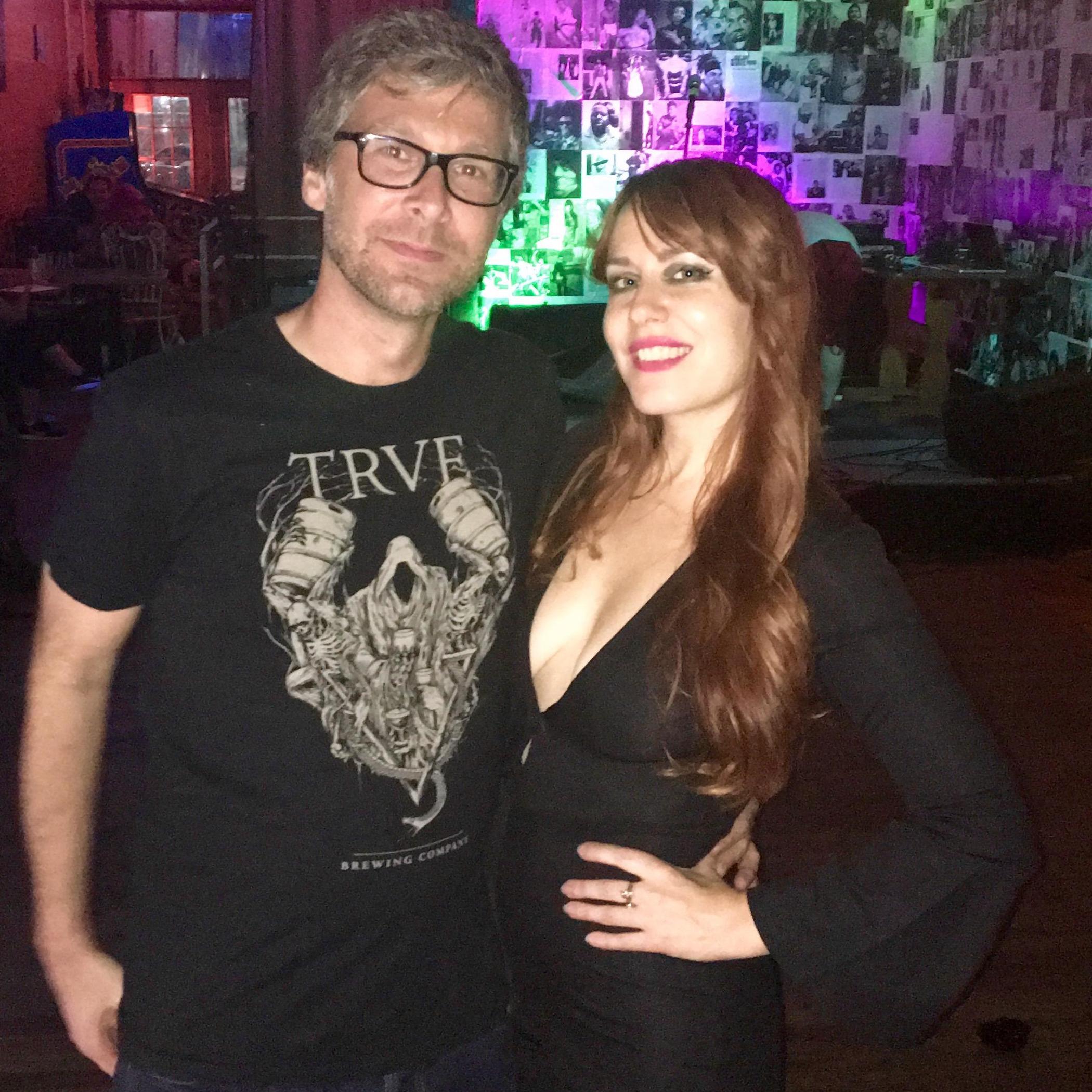 Daniel attending one of my shows. He has been so supportive of my music project.