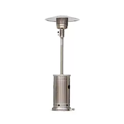 Style Selections  48000-BTU Stainless Steel Stainless Steel Floorstanding Liquid Propane Patio Heater