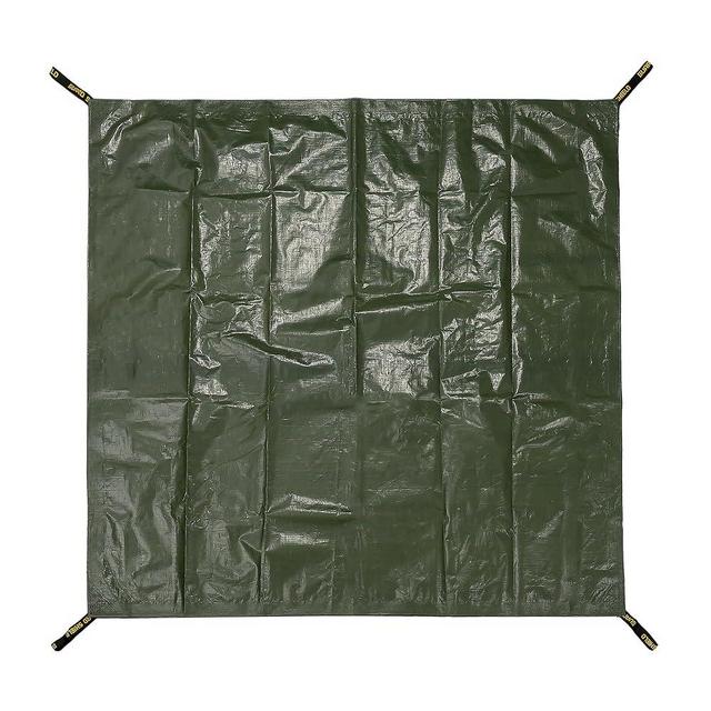 GUARD SHIELD Tarp for Leaves with Handles, 6x6 Feet, Reusable 10mil Heavy Duty Waterproof Lawn Tarps for Leaf Hauler and Cleanup, Waste Debris Removal.