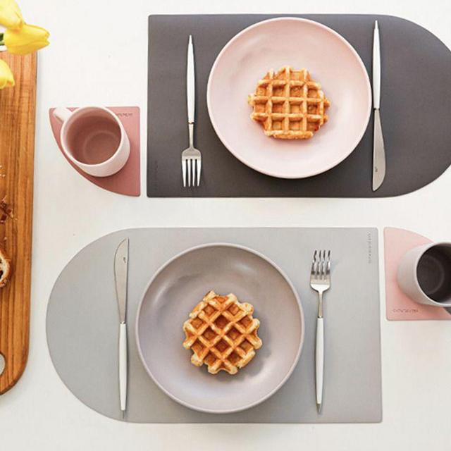 LIGHT GREY On the Table Dining Placemat