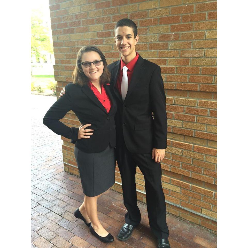 Very first picture together in July of 2015. We had just met in the President's Leadership Academy and accidentally matched. There was a lot of telling people "no we aren't dating" back then!