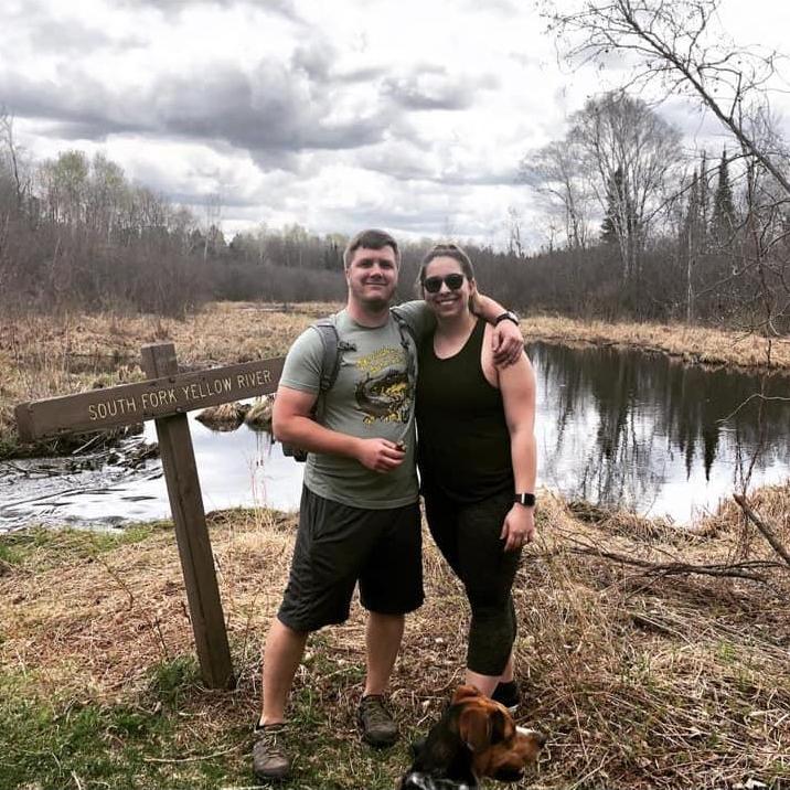 We love to hike together! Especially on the Ice Age Trail in the Chequamegon forest.