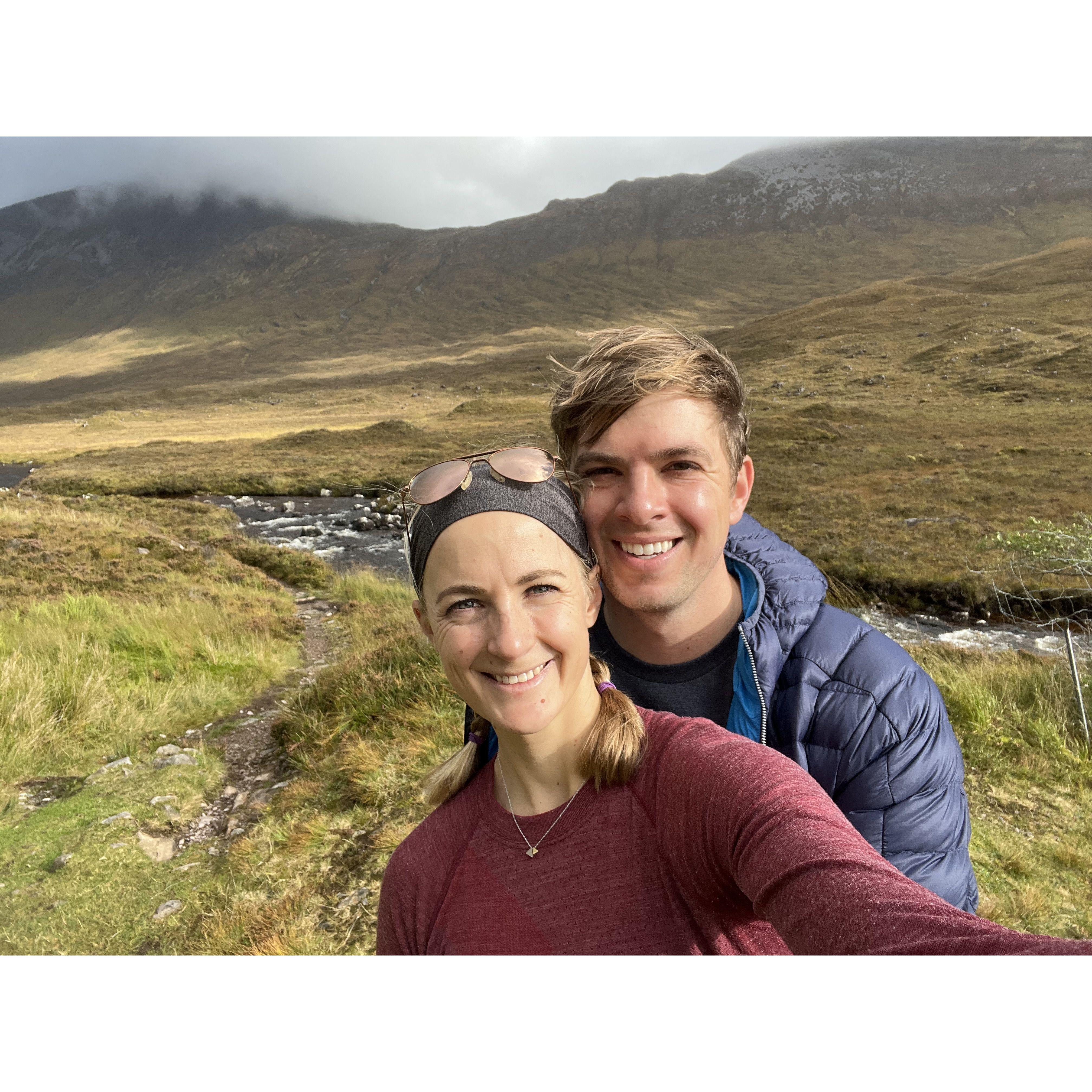 Hiking in the Scottish Highlands