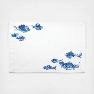 Watercolor Fish Placemat, Set of 6