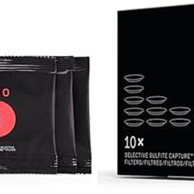 Ullo Full Bottle Replacement Filters (20 Pack) With Selective Sulfite Technology To Make Any Wine Histamine And Sulfite Preservative Free