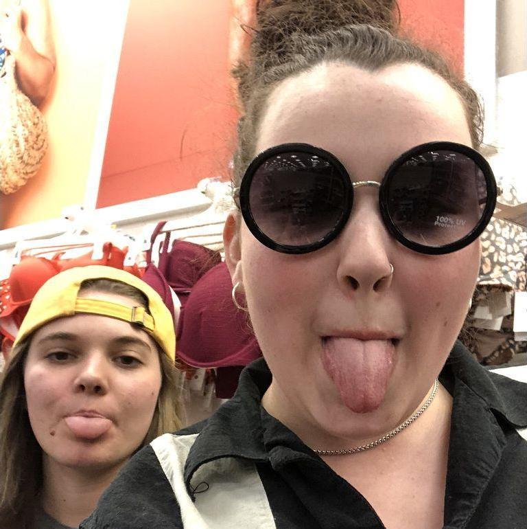 goofing around in target, 2019