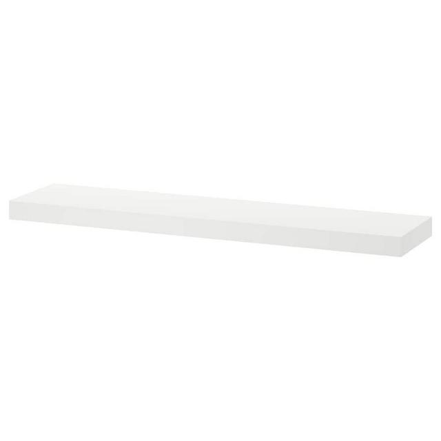 Wall shelf, white,
