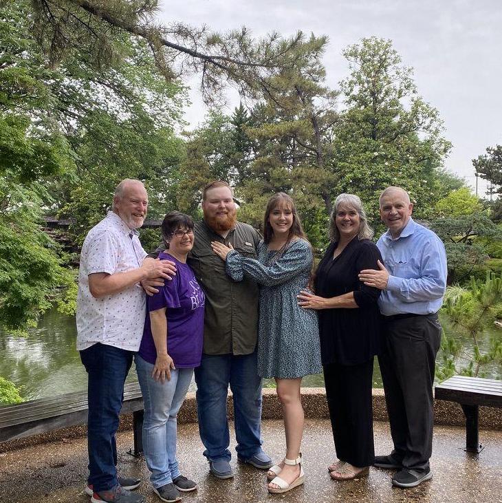 Our parents and most of our siblings were there to celebrate our engagement!